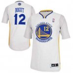 Maillot Manche Courte Warriors Bogut 12 Blanc