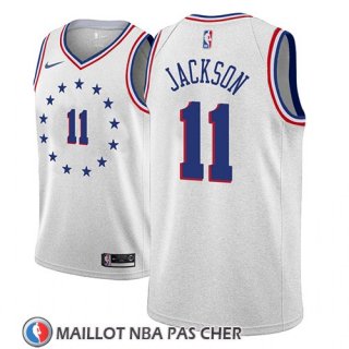 Maillot Philadelphia 76ers Demetrius Jackson Earned 2018-19 Gris