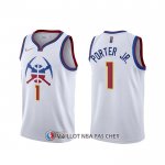 Maillot Denver Nuggets Michael Porter Jr. Earned 2020-21 Blanc