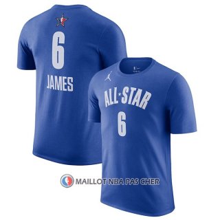 Maillot Manche Courte All Star 2023 LeBron James Bleu
