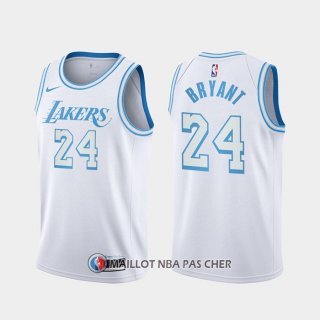 Maillot Los Angeles Lakers Kobe Bryant Ville 2020-21 Blanc