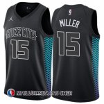 Maillot Charlotte Hornets Miller 15 Ciudad 2017-18 Noir