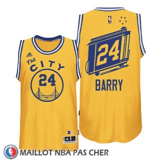 Maillot Golden State Warriors Rick Barry Jaune Hardwood Classics