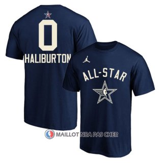 Maillot Manche Courte All Star 2024 Tyrese Haliburton Bleu