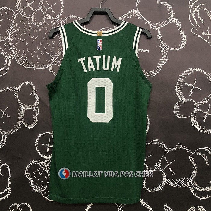 Maillot Boston Celtics Jayson Tatum NO 0 Icon Authentique Vert