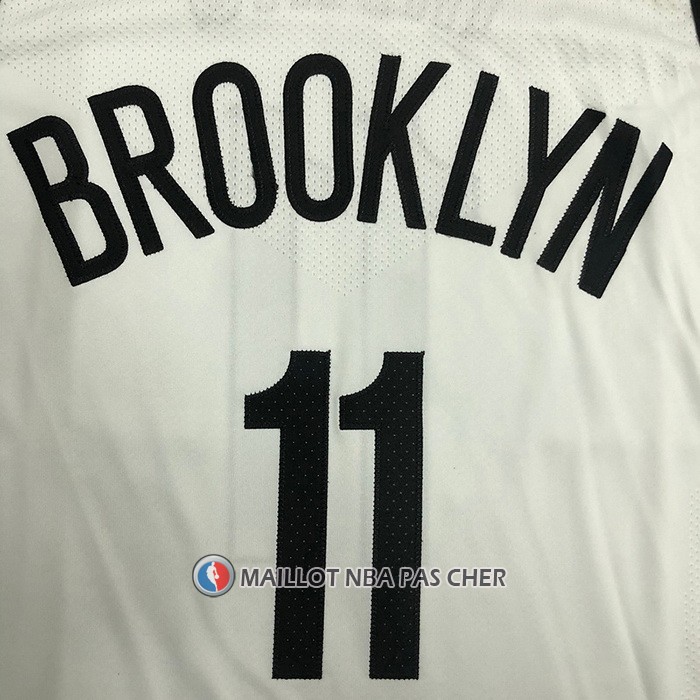 Maillot Brooklyn Nets Kyrie Irving NO 11 Association Authentique Blanc