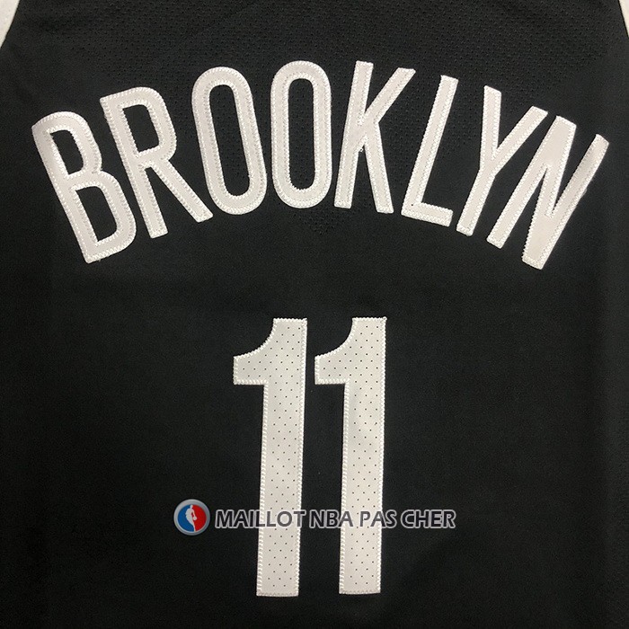 Maillot Brooklyn Nets Kyrie Irving NO 11 Icon Authentique Noir