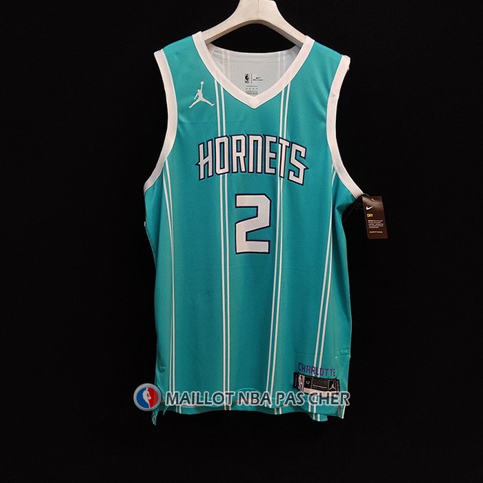 Maillot Charlotte Hornets Lamelo Ball NO 2 Icon Authentique 2020-21 Vert
