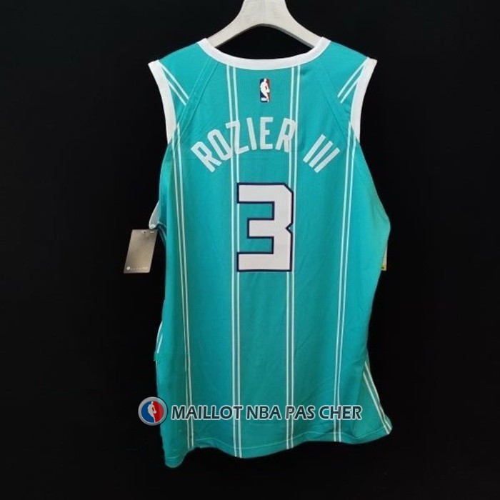 Maillot Charlotte Hornets Terry Rozier III NO 3 Icon Authentique 2020-21 Vert