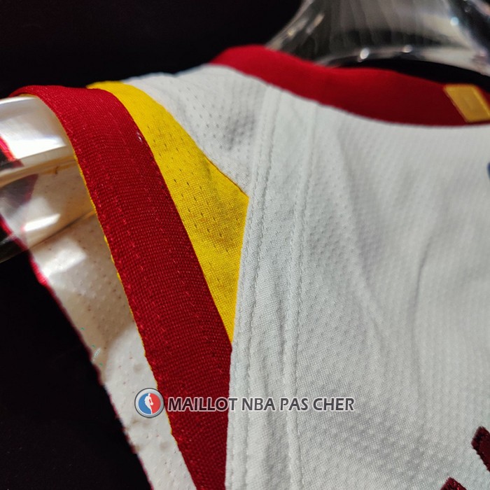 Maillot Cleveland Cavaliers Kevin Porter JR. NO 4 Association Authentique Blanc
