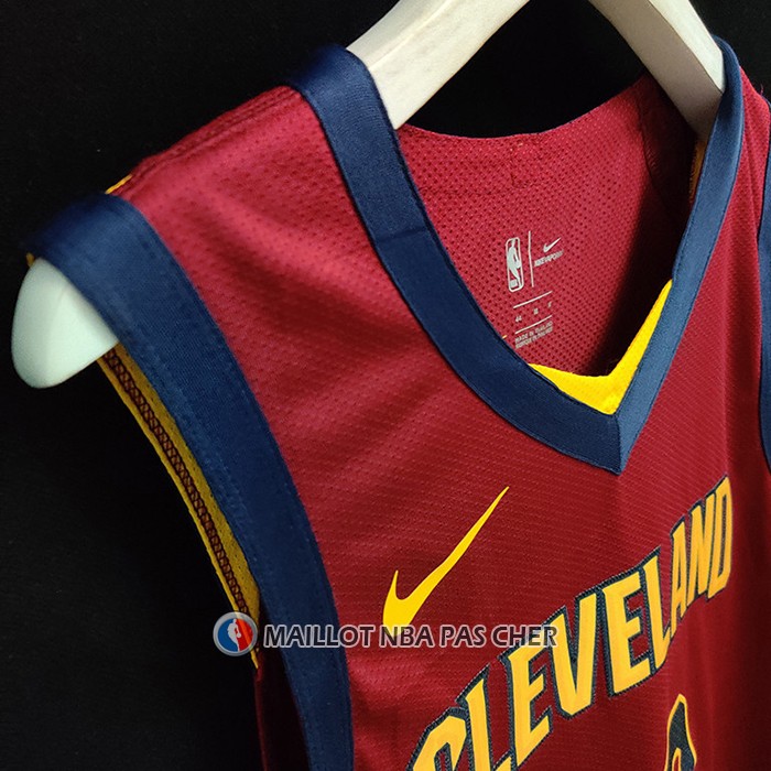 Maillot Cleveland Cavaliers LeBron James NO 23 Icon Authentique Rouge