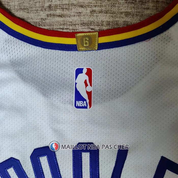 Maillot Golden State Warriors Jordan Poole NO 3 Classic Authentique Blanc