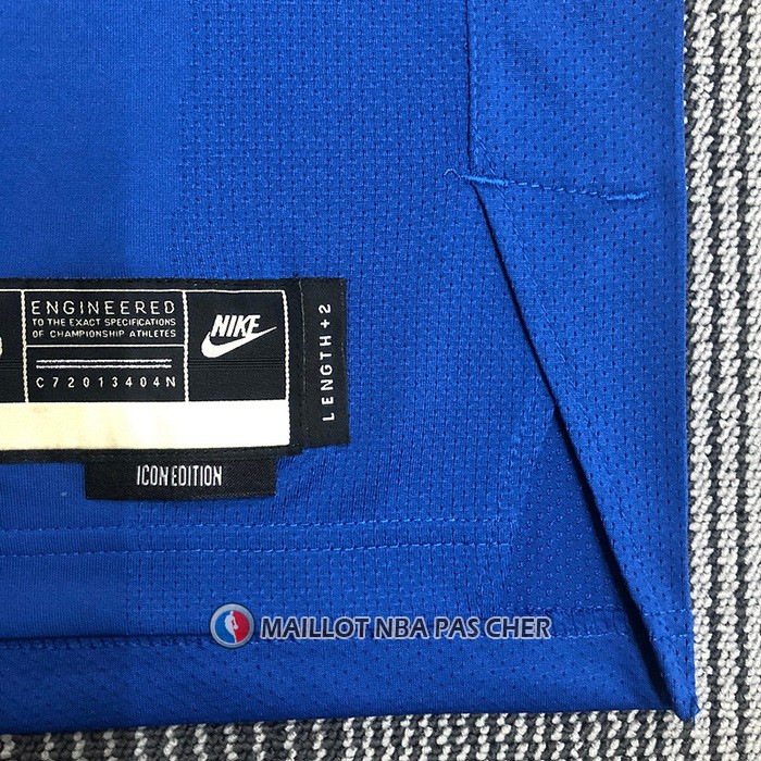 Maillot Golden State Warriors Stephen Curry NO 30 Classic 2021-22 Authentique Bleu