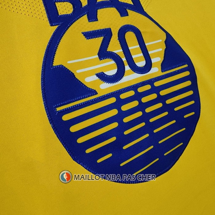Maillot Golden State Warriors Stephen Curry NO 30 Statement Authentique 2022 Or