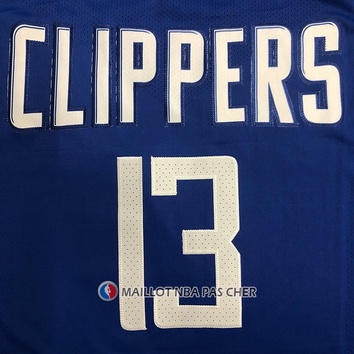 Maillot Los Angeles Clippers Paul George NO 13 Icon 2020-21 Authentique Bleu