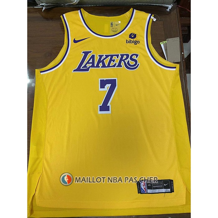 Maillot Los Angeles Lakers Carmelo Anthony NO 7 Icon Authentique Jaune