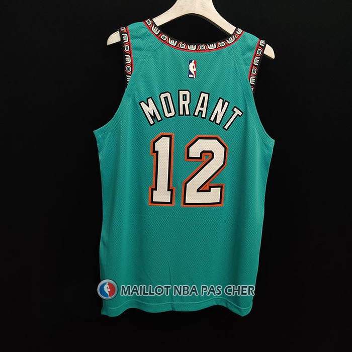 Maillot Memphis Grizzlies Ja Morant NO 12 Classic Authentique Vert