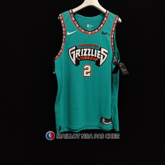 Maillot Memphis Grizzlies Jason Williams NO 2 Classic Authentique Vert