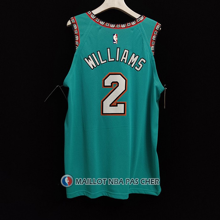 Maillot Memphis Grizzlies Jason Williams NO 2 Classic Authentique Vert