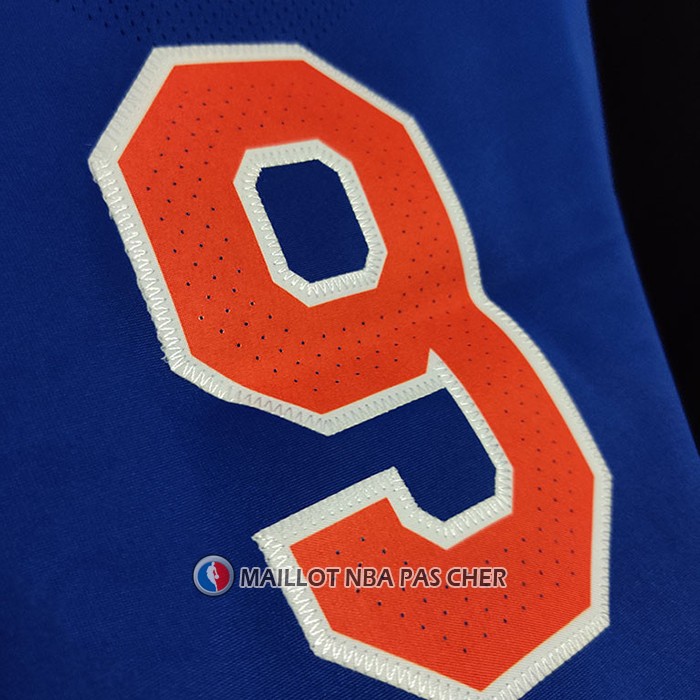 Maillot New York Knicks Rj Barrett NO 9 Icon Authentique Bleu