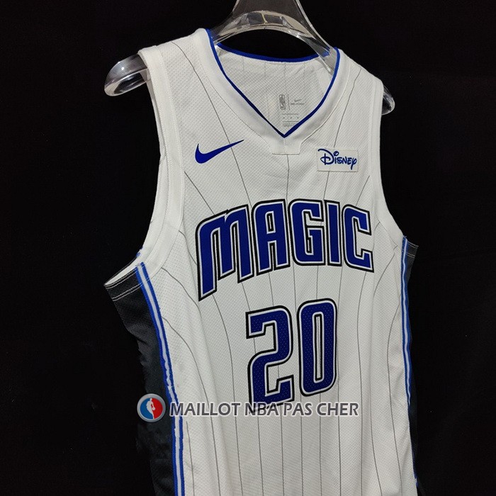 Maillot Orlando Magic Markelle Fultz NO 20 Icon Authentique 2019-20 Blanc