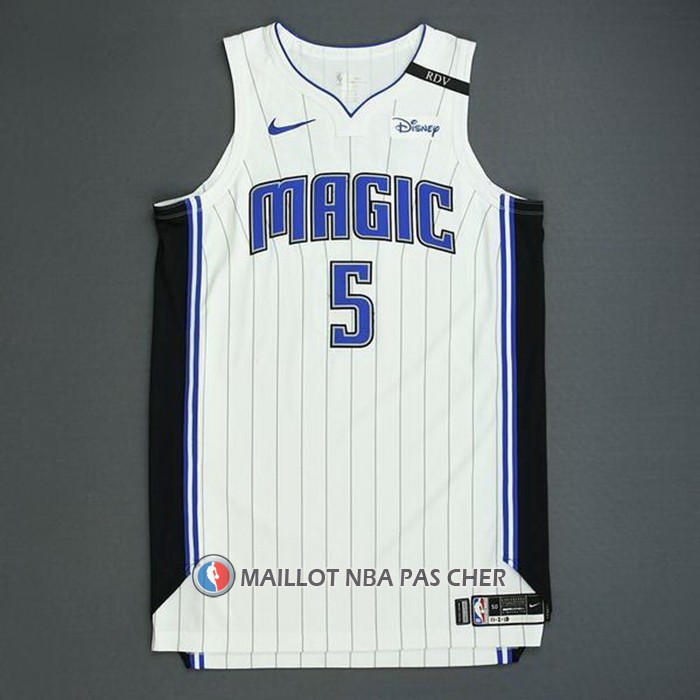 Maillot Orlando Magic Mohamed Bamba NO 5 Icon Authentique 2019-20 Blanc