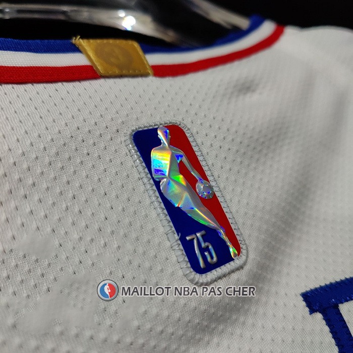 Maillot Philadelphia 76ers James Harden NO 1 Association Authentique Blanc