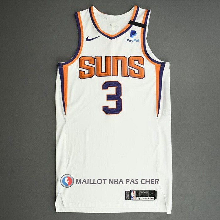 Maillot Phoenix Suns Chris Paul NO 3 Association Authentique 2021 Blanc