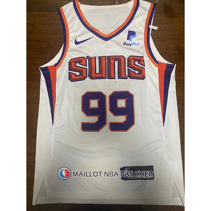 Maillot Phoenix Suns Jae Crowder NO 99 Association Authentique Blanc