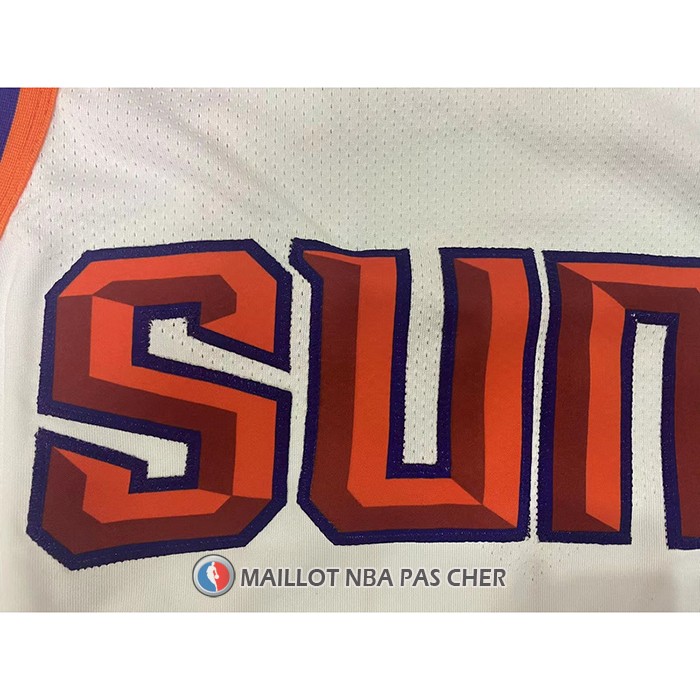 Maillot Phoenix Suns Jae Crowder NO 99 Association Authentique Blanc