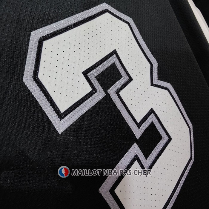 Maillot San Antonio Spurs Keldon Johnson NO 3 Icon Authentique Noir