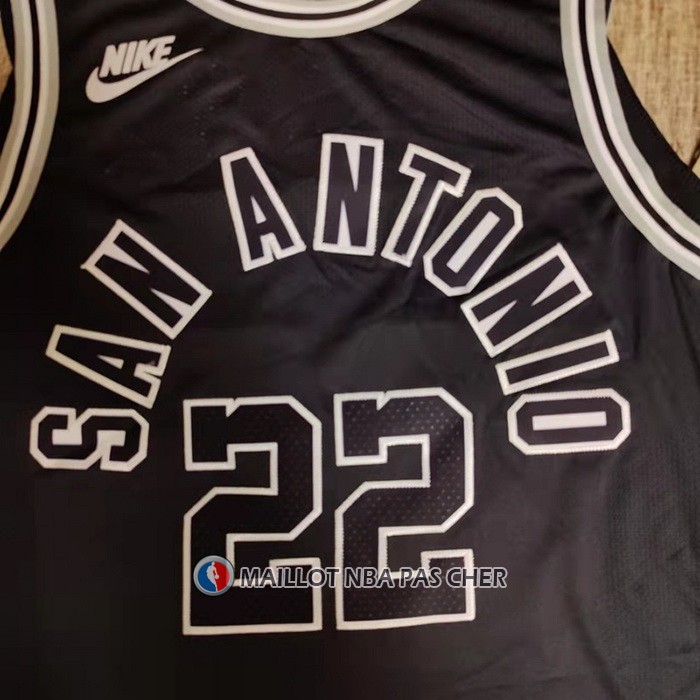 Maillot San Antonio Spurs Malaki Branham NO 22 Classic Authentique 2022-23 Noir