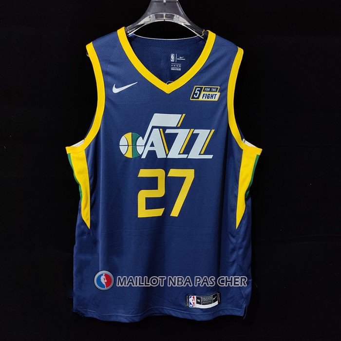 Maillot Utah Jazz Rudy Gobert NO 27 Icon Authentique Bleu