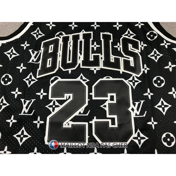 Maillot Chicago Bulls x Lv Michael Jordan Mitchell & Ness 1997-98 Noir