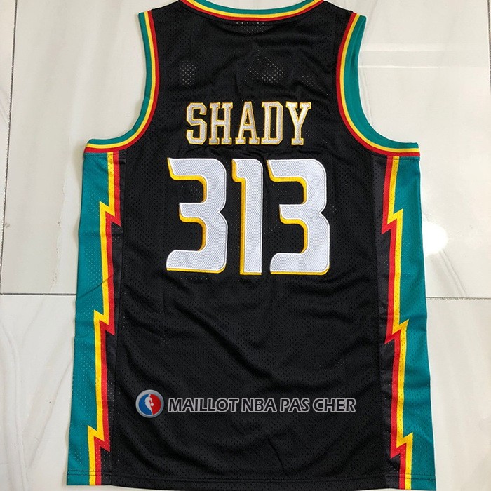 Maillot Detroit Pistons Slim Shad x Br NO 313 Noir