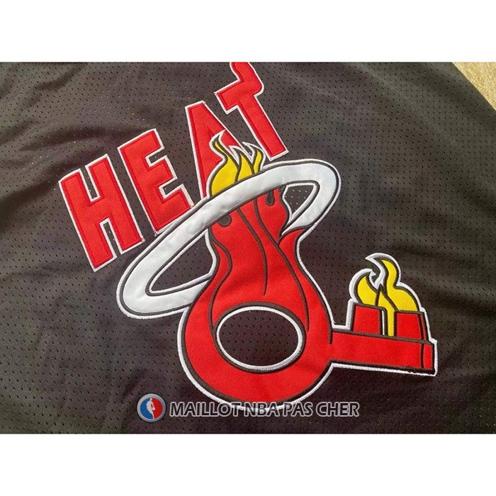 Maillot Miami Heat x Dj Khaled x Mitchell & Ness Noir