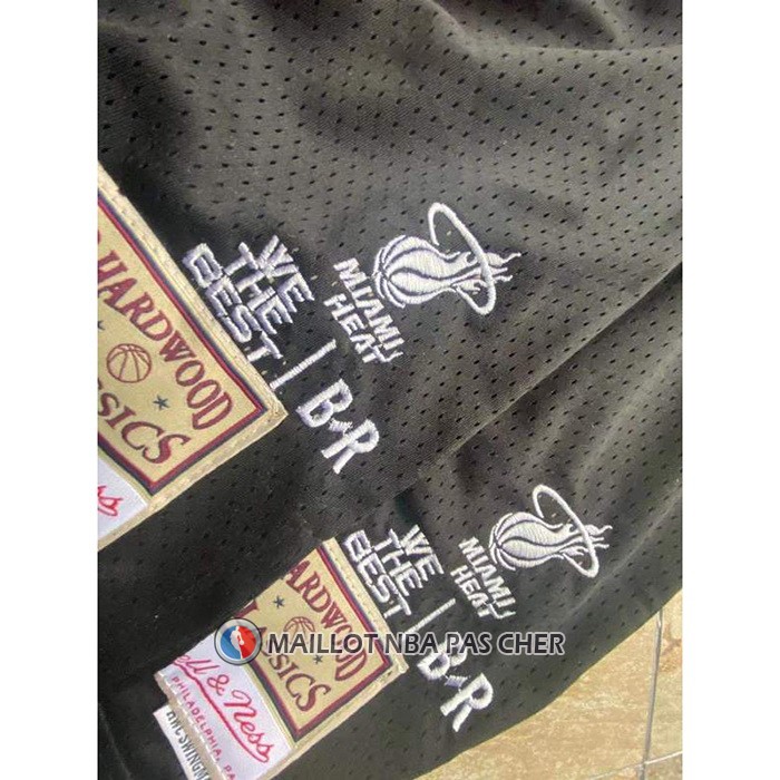 Maillot Miami Heat x Dj Khaled x Mitchell & Ness Noir