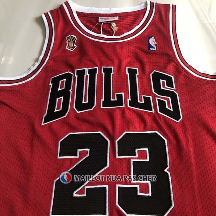 Maillot Chicago Bulls Michael Jordan NO 23 Mitchell & Ness 1995-96 Rouge