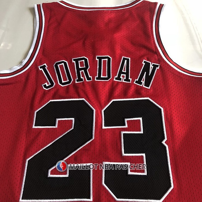 Maillot Chicago Bulls Michael Jordan NO 23 Mitchell & Ness 1995-96 Rouge