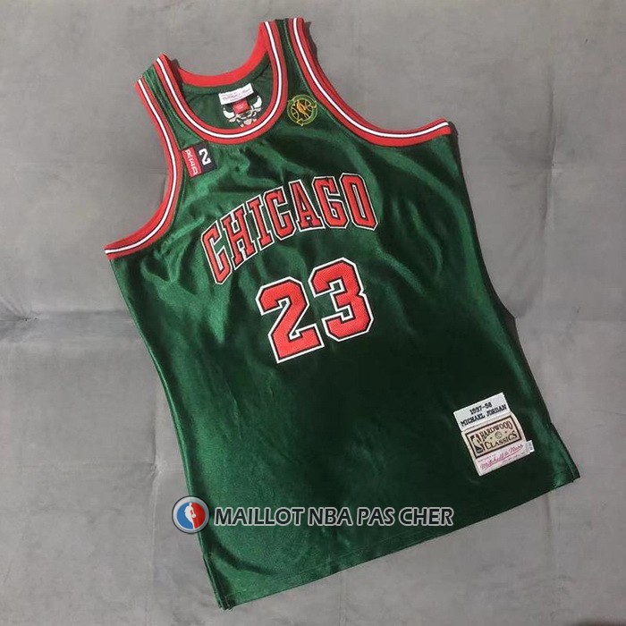 Maillot Chicago Bulls Michael Jordan NO 23 Mitchell & Ness 1997-98 Vert
