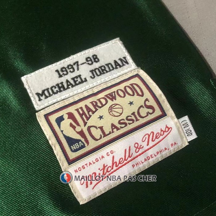 Maillot Chicago Bulls Michael Jordan NO 23 Mitchell & Ness 1997-98 Vert