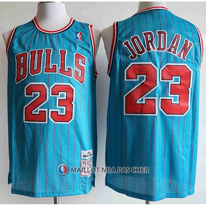 Maillot Chicago Bulls Michael Jordan No 23 Mitchell & Ness 1995-96 Bleu