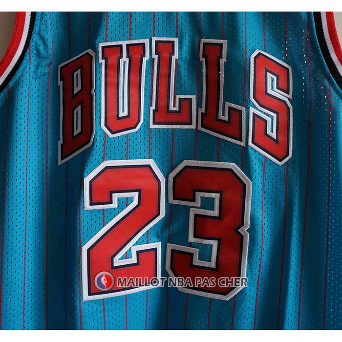 Maillot Chicago Bulls Michael Jordan No 23 Mitchell & Ness 1995-96 Bleu