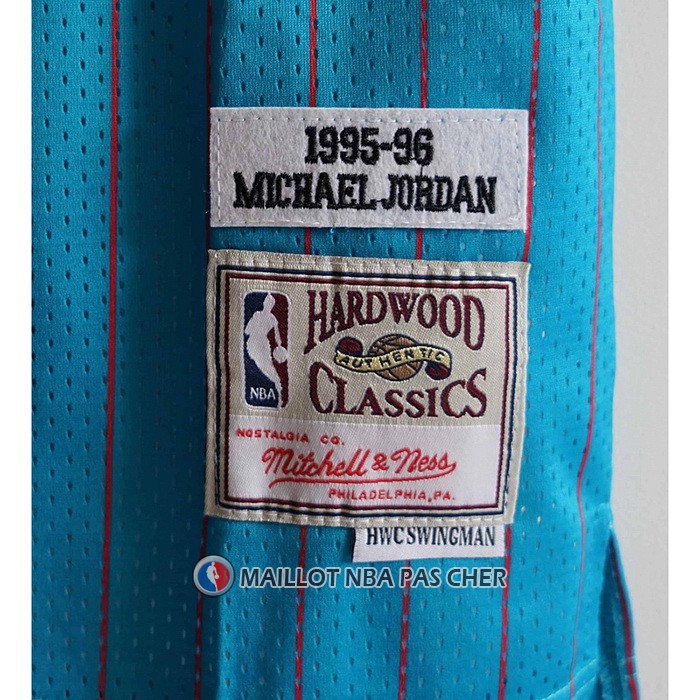Maillot Chicago Bulls Michael Jordan No 23 Mitchell & Ness 1995-96 Bleu