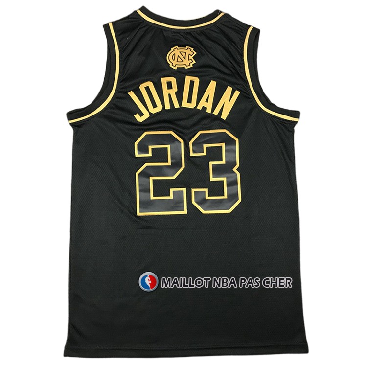 Maillot North Carolina Tar Heels Michael Jordan Noir