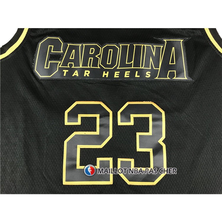 Maillot North Carolina Tar Heels Michael Jordan Noir