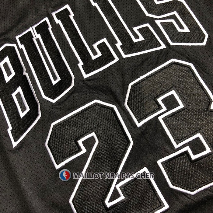 Maillot Chicago Bulls Michael Jordan NO 23 MVP Noir