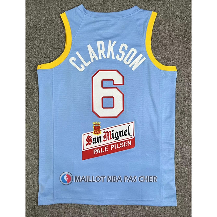 Maillot Philippine Jordan Clarkson NO 6 Jeux Olympiques 2024 Bleu