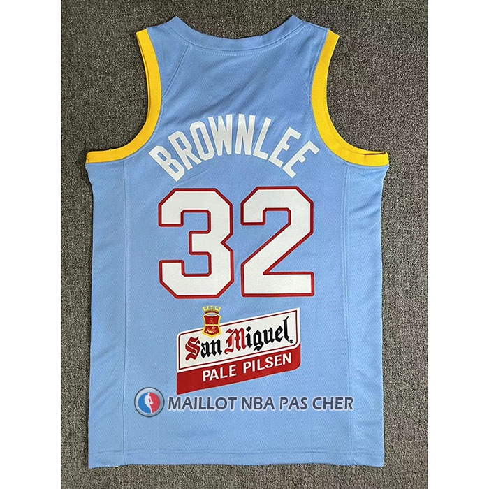 Maillot Philippine Justin Brownlee NO 32 Jeux Olympiques 2024 Bleu