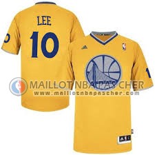 Maillot Lee Golden State Warriors #10 Jaune